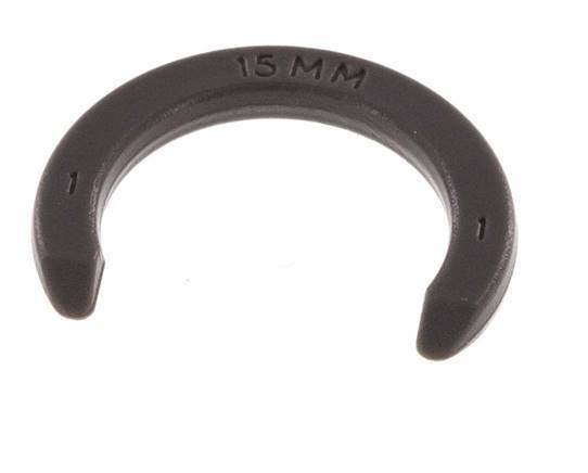 15 mm Spannzangen-Verschlussklemmen für Steckverschraubungen [20 Stück]