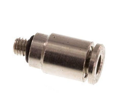 3mm x M 3 Steckverschraubung mit Außengewinde Messing NBR [2 Stück]