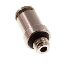 3mm x M 5 Steckverschraubung mit Außengewinde Messing NBR [2 Stück]
