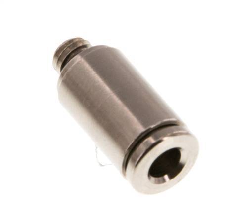 4mm x M 5 Steckverschraubung mit Außengewinde Messing NBR [5 Stück]