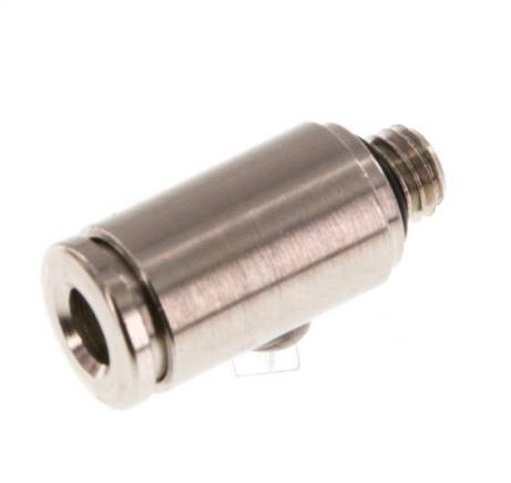4mm x M 5 Steckverschraubung mit Außengewinde Messing NBR [5 Stück]