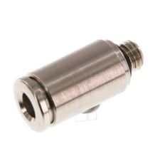4mm x M 5 Steckverschraubung mit Außengewinde Messing NBR [5 Stück]