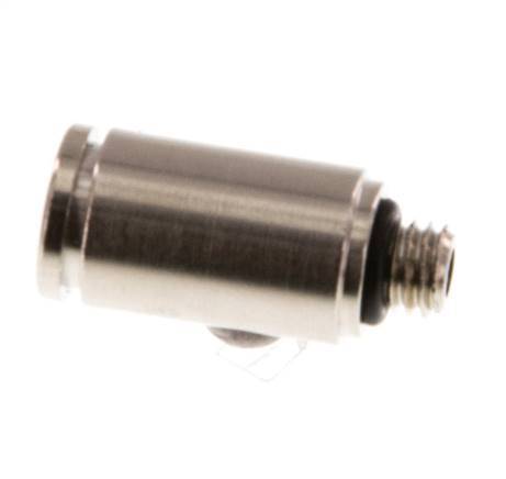 4mm x M 5 Steckverschraubung mit Außengewinde Messing NBR [5 Stück]
