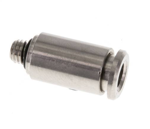 5mm x M 5 Steckverschraubung mit Außengewinde Messing NBR [2 Stück]