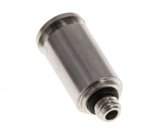 5mm x M 5 Steckverschraubung mit Außengewinde Messing NBR [2 Stück]