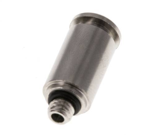 5mm x M 5 Steckverschraubung mit Außengewinde Messing NBR [2 Stück]