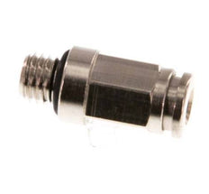 4mm x M 7 Steckverschraubung mit Außengewinde Messing NBR [5 Stück]