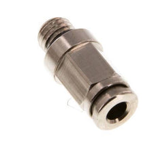 4mm x M 7 Steckverschraubung mit Außengewinde Messing NBR [5 Stück]