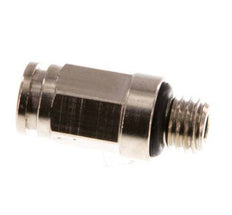 4mm x M 7 Steckverschraubung mit Außengewinde Messing NBR [5 Stück]