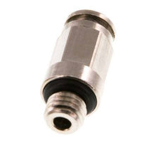 4mm x M 7 Steckverschraubung mit Außengewinde Messing NBR [5 Stück]
