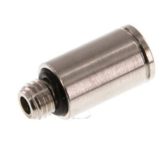 6mm x M 7 Steckverschraubung mit Außengewinde Messing NBR [5 Stück]
