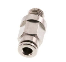 4mm x M 8 x 1 Steckverschraubung mit Außengewinde Messing NBR [2 Stück]