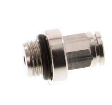 4mm x M 10 x 1 Steckverschraubung mit Außengewinde Messing NBR [2 Stück]