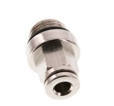 4mm x M 10 x 1 Steckverschraubung mit Außengewinde Messing NBR [2 Stück]