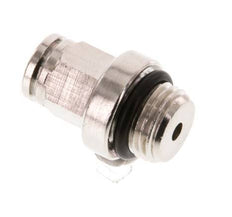 4mm x M 10 x 1 Steckverschraubung mit Außengewinde Messing NBR [2 Stück]