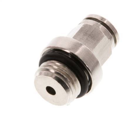 4mm x M 10 x 1 Steckverschraubung mit Außengewinde Messing NBR [2 Stück]