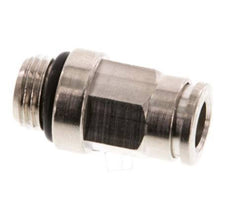 6mm x M 10 x 1 Push-in Fitting with Male Threads Brass NBR [2 Pieces]