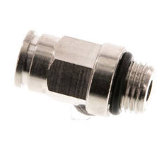 6mm x M 10 x 1 Steckverschraubung mit Außengewinde Messing NBR [2 Stück]