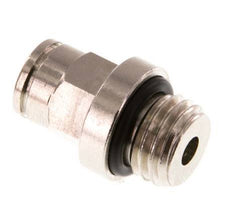 6mm x M 12 x 1,5 Steckverschraubung mit Außengewinde Messing NBR [2 Stück]