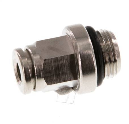 4mm x G1/8'' Push-in Fitting with Male Threads Brass NBR [5 Pieces]