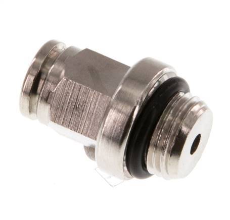 4mm x G1/8'' Push-in Fitting with Male Threads Brass NBR [5 Pieces]