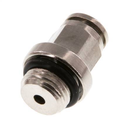 4mm x G1/8'' Steckverschraubung mit Außengewinde Messing NBR [5 Stück]