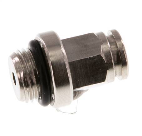 4mm x G1/8'' Steckverschraubung mit Außengewinde Messing NBR [5 Stück]