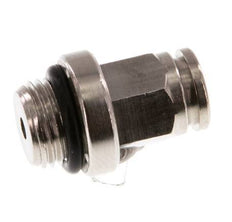 4mm x G1/8'' Steckverschraubung mit Außengewinde Messing NBR [5 Stück]