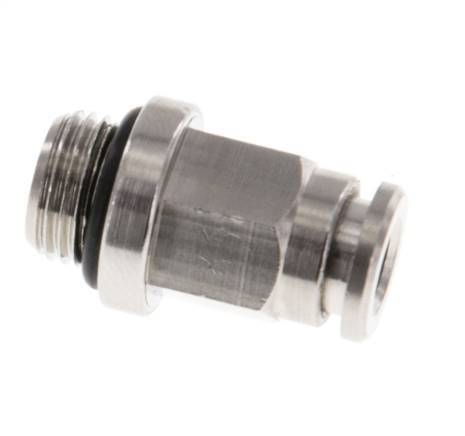 5mm x G1/8'' Steckverschraubung mit Außengewinde Messing NBR [2 Stück]