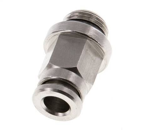 5mm x G1/8'' Push-in Fitting with Male Threads Brass NBR [2 Pieces]