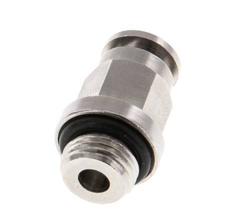 5mm x G1/8'' Steckverschraubung mit Außengewinde Messing NBR [2 Stück]