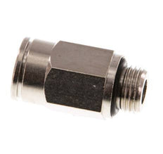 8mm x G1/8'' Steckverschraubung mit Außengewinde Messing NBR [5 Stück]