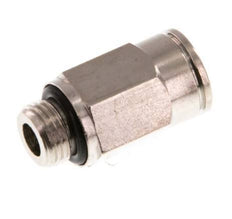 8mm x G1/8'' Steckverschraubung mit Außengewinde Messing NBR [5 Stück]