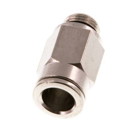 8mm x G1/8'' Steckverschraubung mit Außengewinde Messing NBR [5 Stück]