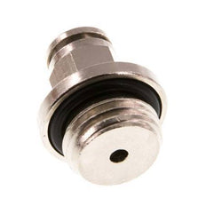 4mm x G1/4'' Steckverschraubung mit Außengewinde Messing NBR [2 Stück]