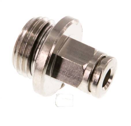 4mm x G1/4'' Steckverschraubung mit Außengewinde Messing NBR [2 Stück]