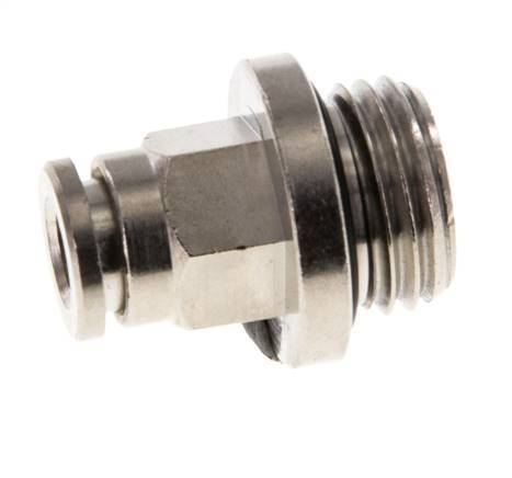 5mm x G1/4'' Steckverschraubung mit Außengewinde Messing NBR [2 Stück]
