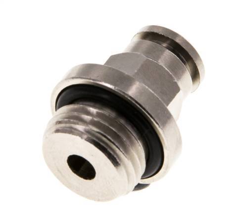 5mm x G1/4'' Push-in Fitting with Male Threads Brass NBR [2 Pieces]