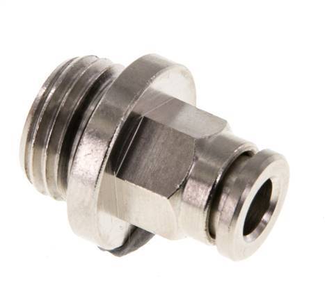 5mm x G1/4'' Steckverschraubung mit Außengewinde Messing NBR [2 Stück]