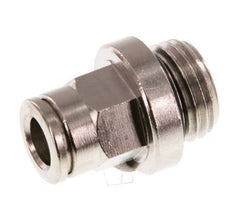 6mm x G1/4'' Steckverschraubung mit Außengewinde Messing NBR [2 Stück]