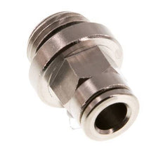 6mm x G1/4'' Steckverschraubung mit Außengewinde Messing NBR [2 Stück]