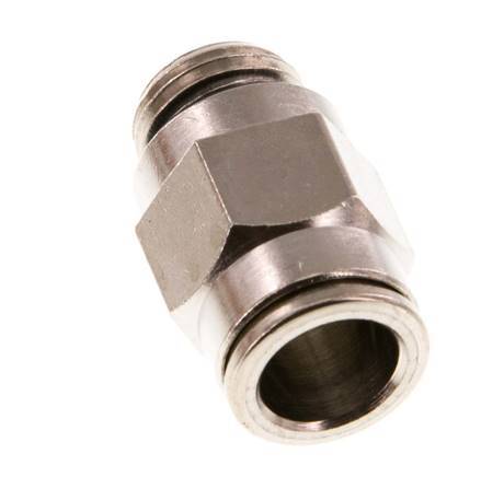 10mm x G1/4'' Steckverschraubung mit Außengewinde Messing NBR [2 Stück]