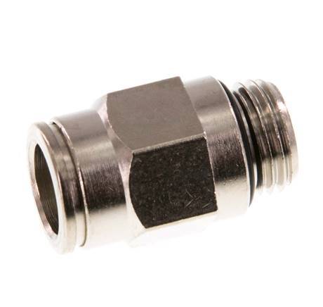 10mm x G1/4'' Steckverschraubung mit Außengewinde Messing NBR [2 Stück]