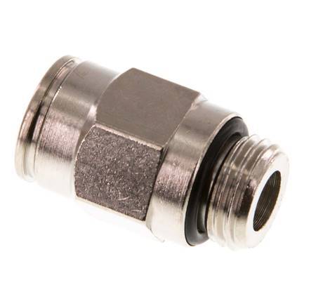 10mm x G1/4'' Steckverschraubung mit Außengewinde Messing NBR [2 Stück]