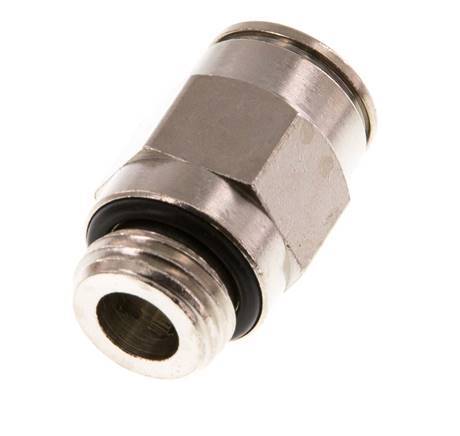 10mm x G1/4'' Steckverschraubung mit Außengewinde Messing NBR [2 Stück]