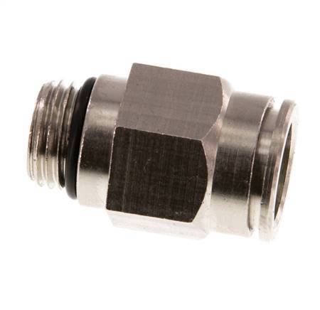 12mm x G1/4'' Steckverschraubung mit Außengewinde Messing NBR [2 Stück]