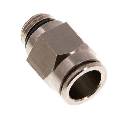 12mm x G1/4'' Steckverschraubung mit Außengewinde Messing NBR [2 Stück]