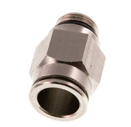 12mm x G1/4'' Steckverschraubung mit Außengewinde Messing NBR [2 Stück]