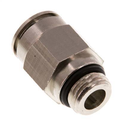 12mm x G1/4'' Steckverschraubung mit Außengewinde Messing NBR [2 Stück]