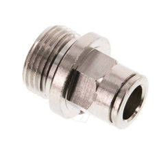 8mm x G3/8'' Steckverschraubung mit Außengewinde Messing NBR [2 Stück]